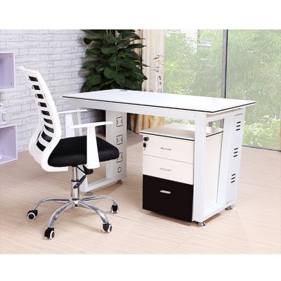 四人广州办公家具 梯形钢架职员办公桌与屏风工作位组合的优势